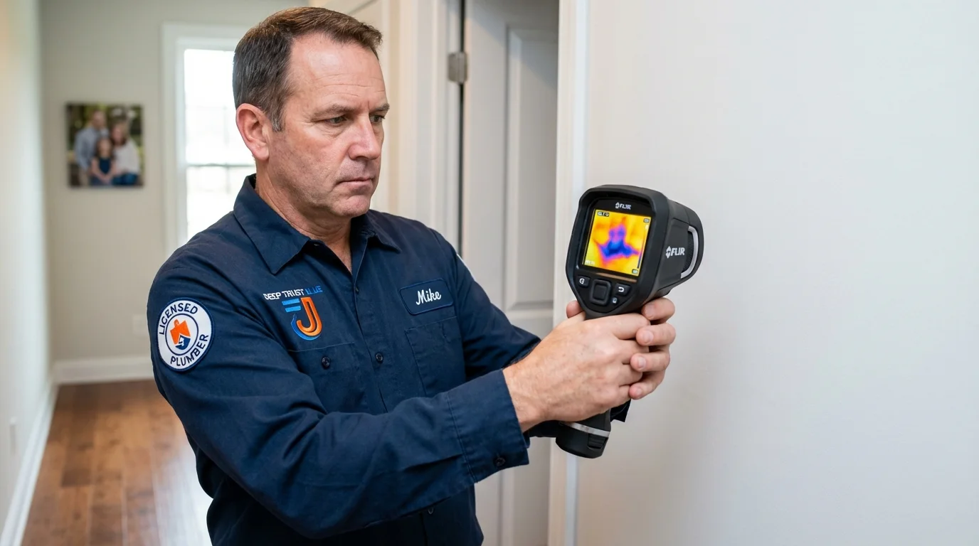 Thermal imaging leak detection by Johns Plumbing LLC in South Milwaukee